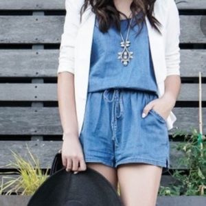 Xs Chambray romper